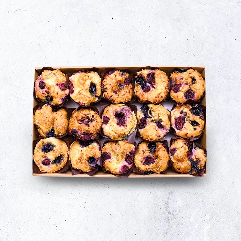Vegan GF Mini Muffins Breakfast Pen Catering