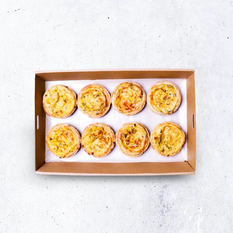 Vegan Mini Quiche Pen Catering