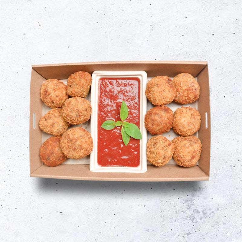 Mushroom & Cheese Arancini Pen Catering