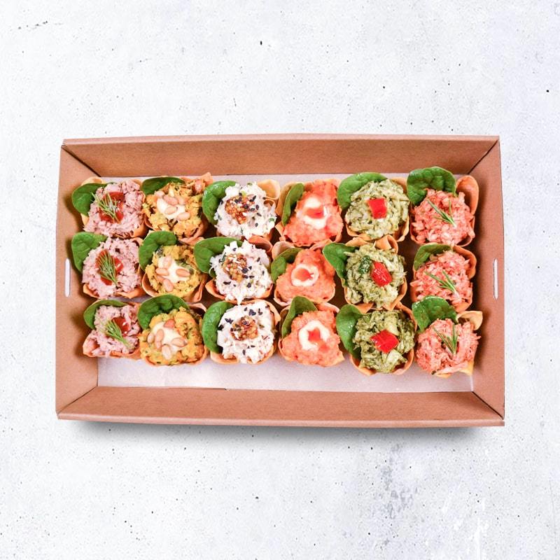 Assorted Petite Wonton Cups Pen Catering