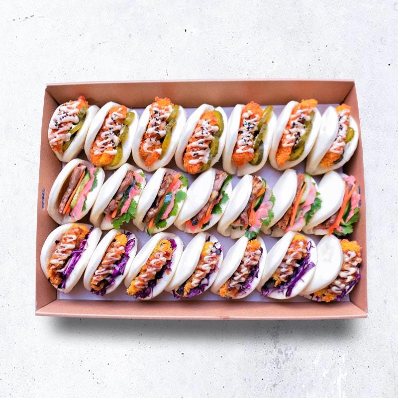 Steamed Bao Buns Pen Catering