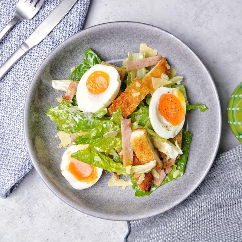 Crumbed Chicken Cesar Salad Pen Catering