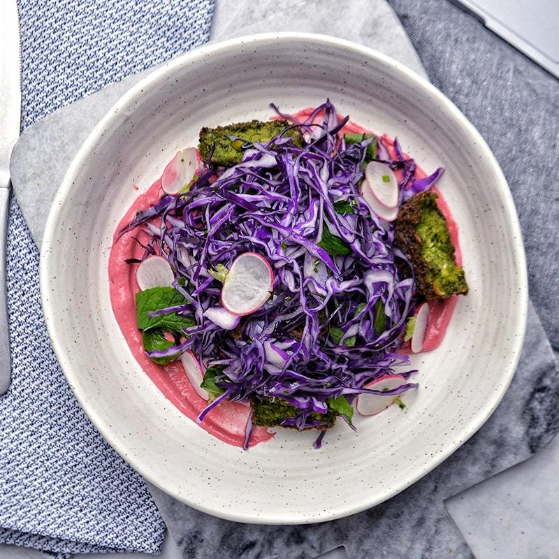 Chickpea Falafel Salad Pen Catering