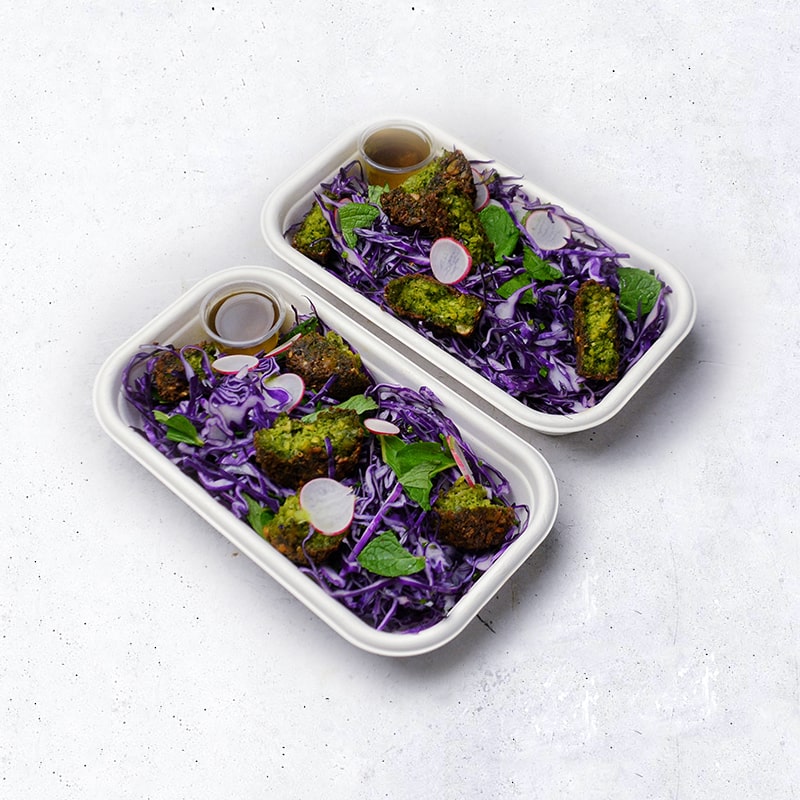 Chickpea Falafel Salad Pen Catering