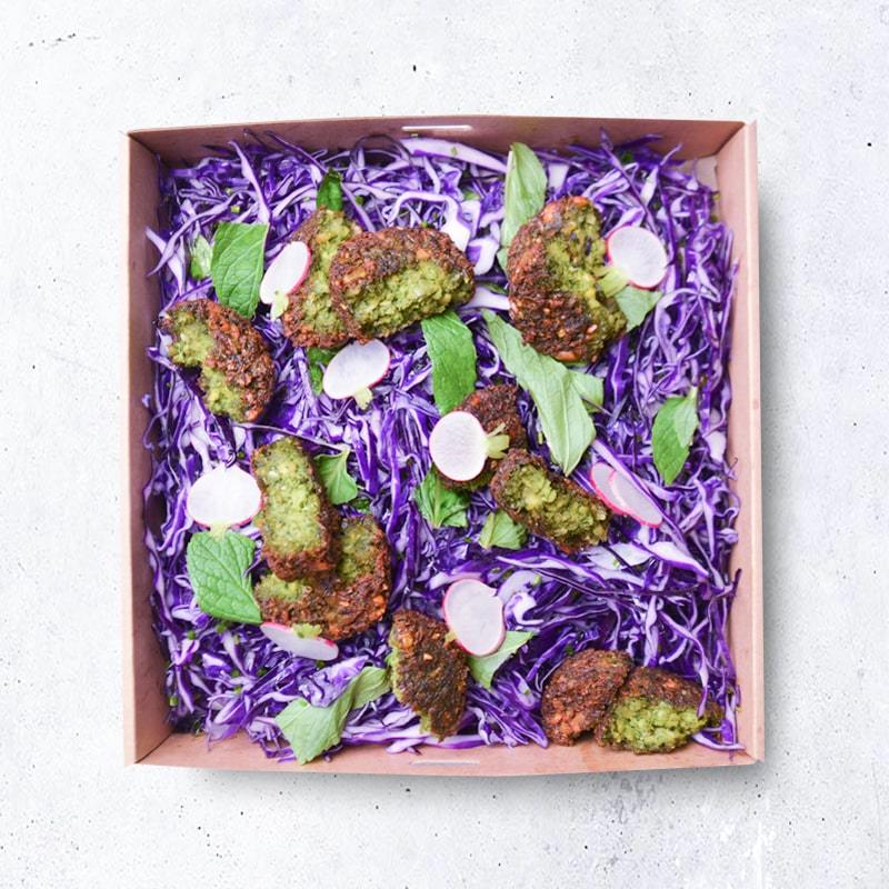 Chickpea Falafel Salad Pen Catering