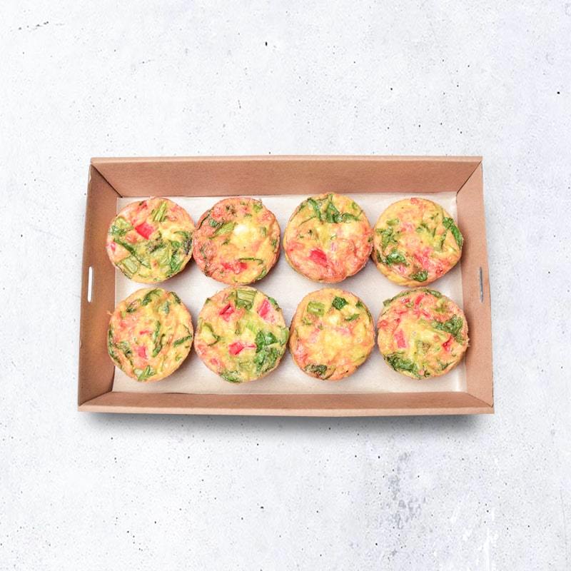 Feta, Capsicum & Asparagus Frittata Pen Catering