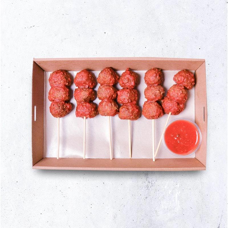 Skewer Selection Pen Catering Italian Meatball Skewers