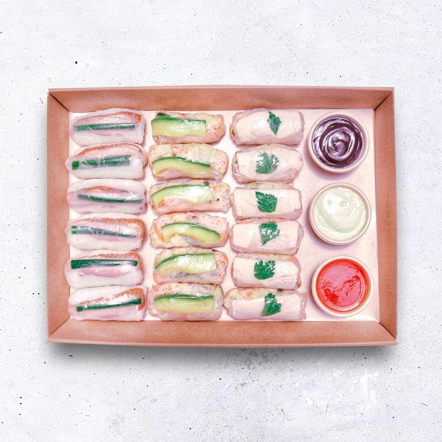 Rice Paper Roll Selection Pen Catering