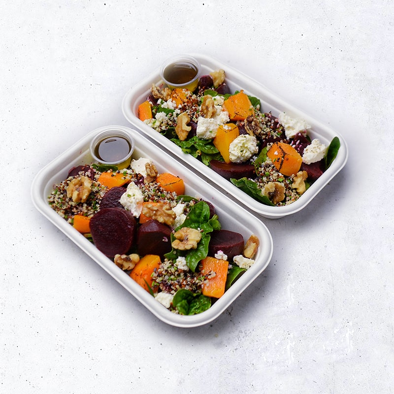 Roast Pumpkin & Beetroot Salad Pen Catering