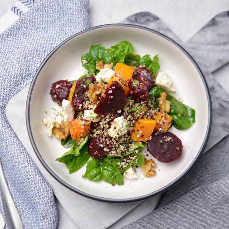 Roast Pumpkin & Beetroot Salad Pen Catering