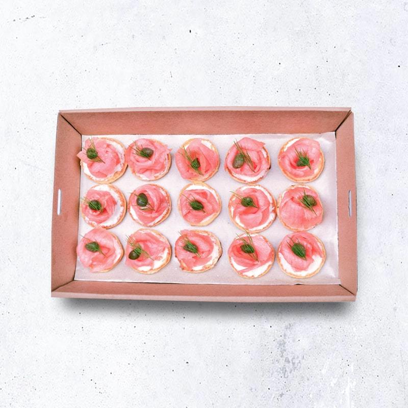 Smoked Salmon Pikelets Pen Catering