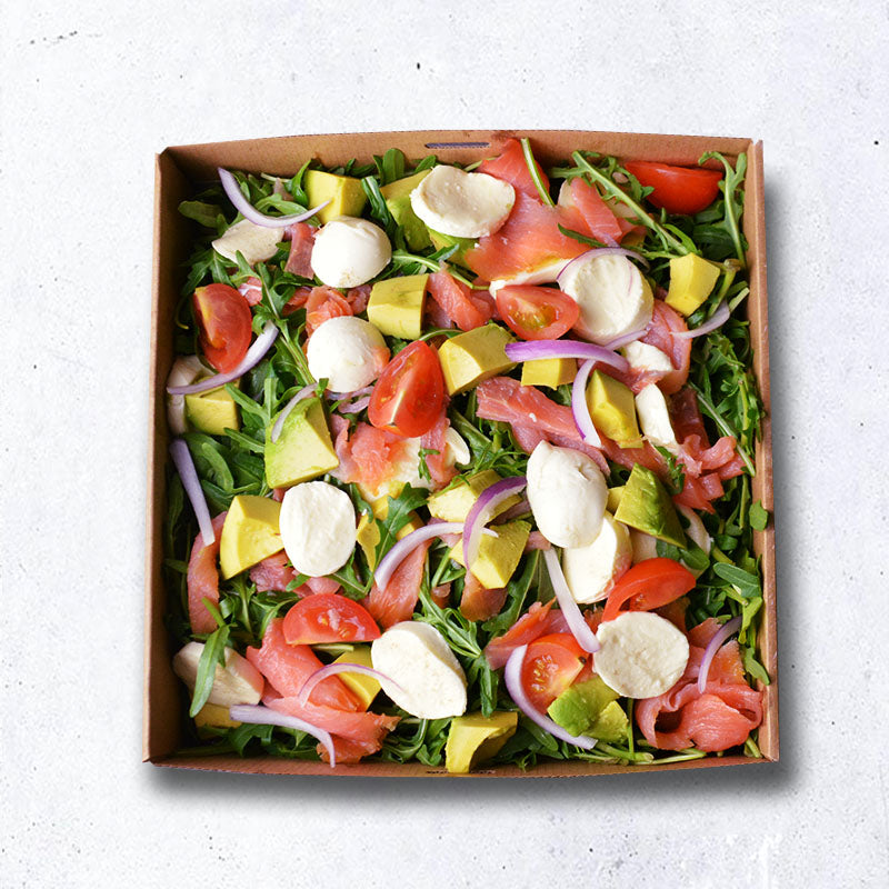 Smoked Salmon, Avocado & Bocconcini Salad