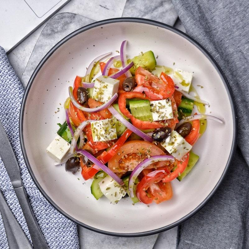 Traditional Greek Salad Pen Catering 