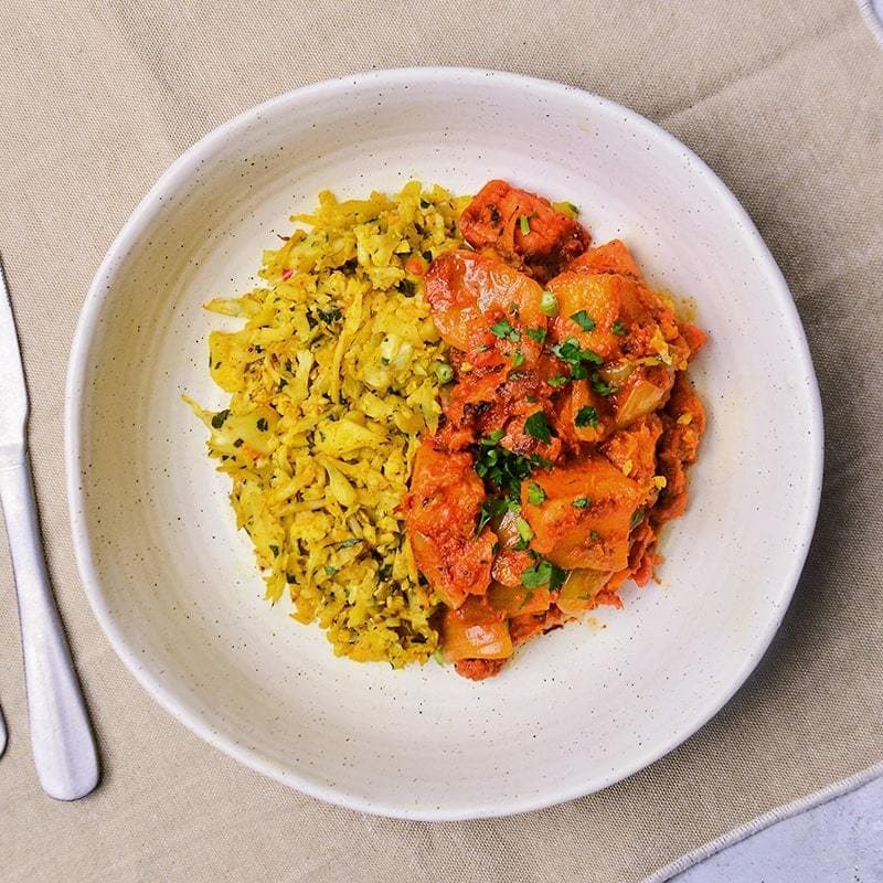 Pumpkin Rogan Josh with Cauliflower Biryani Essential Kitchen Sydney 