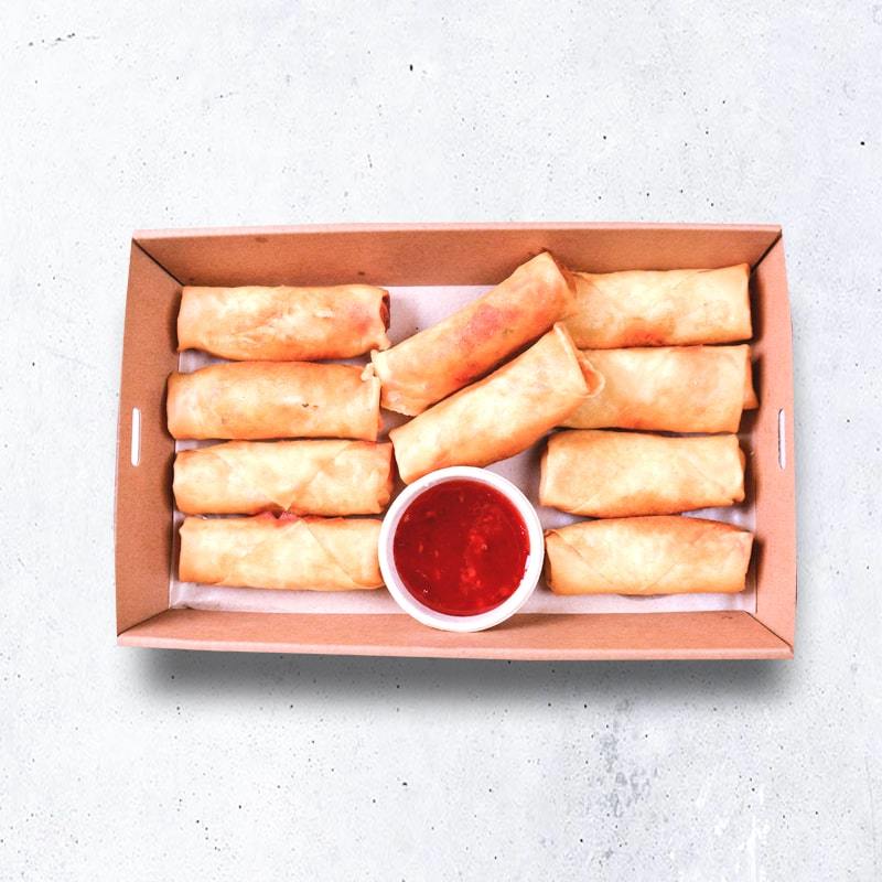 Vegetarian Spring Rolls Pen Catering 